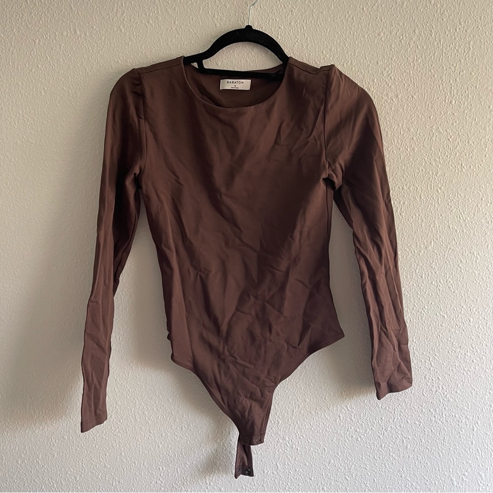 Aritzia - Babaton Contour Crew Neck Longsleeve Bodysuit
